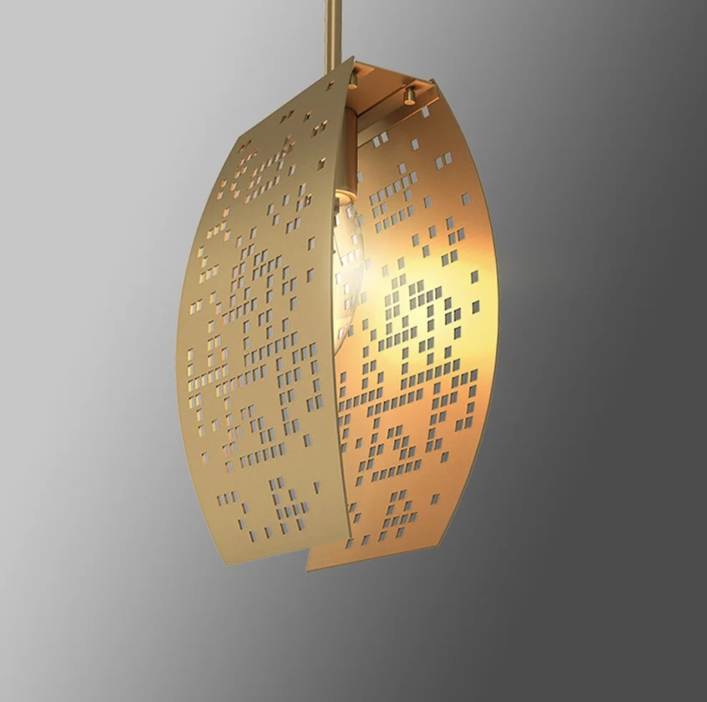 Contemporary Gold Crystal Chandelier - Image 16