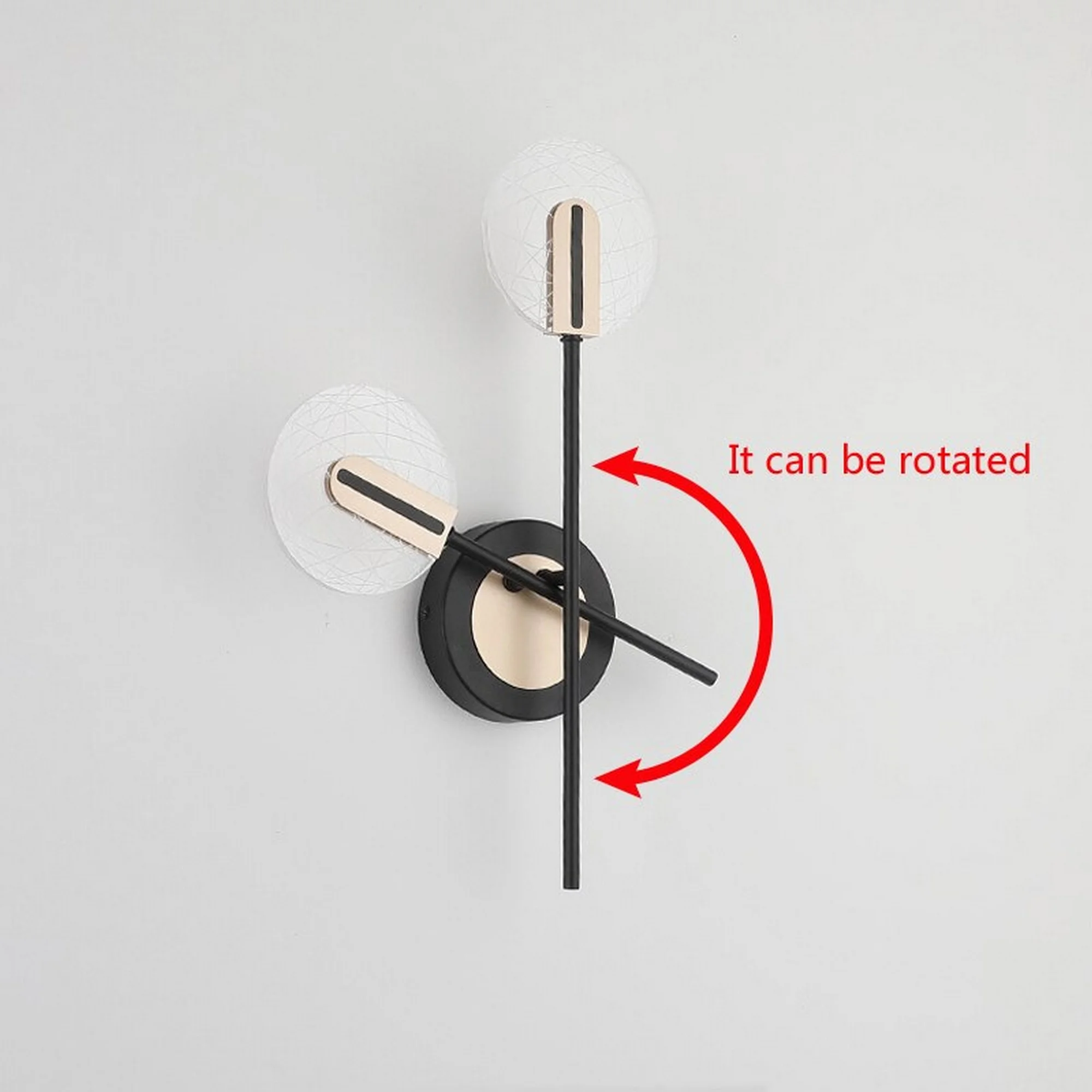 Nordic Rotating Round Shape Wall Lamp - Image 12