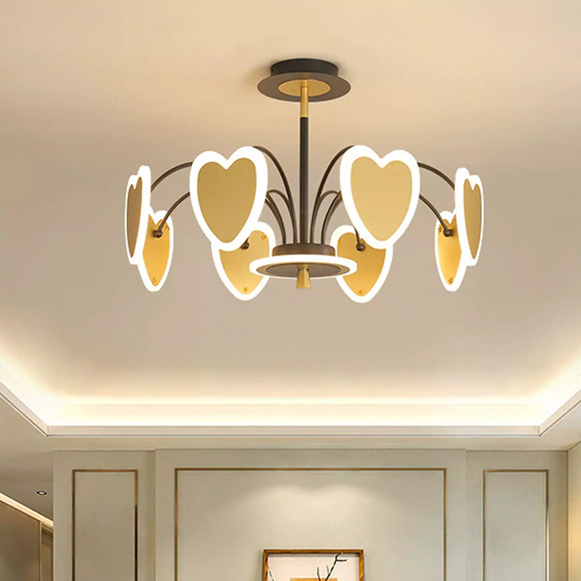 Nordic Design Heart Design Chandelier - Image 8
