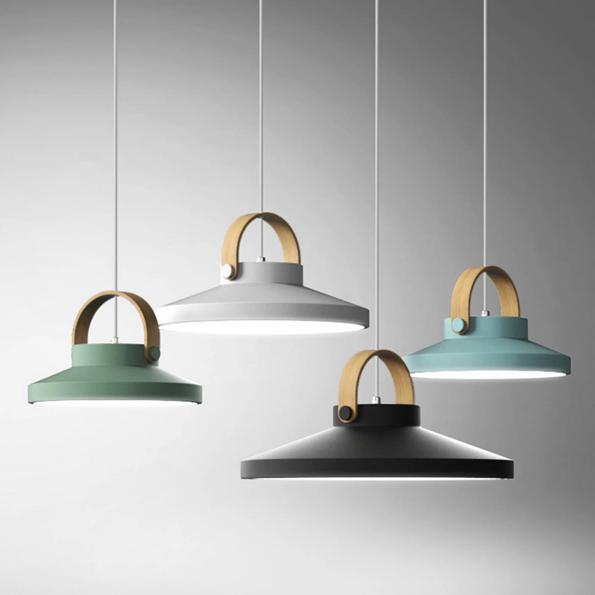 Round Shape Colorful LED Pendant Light - Image 15