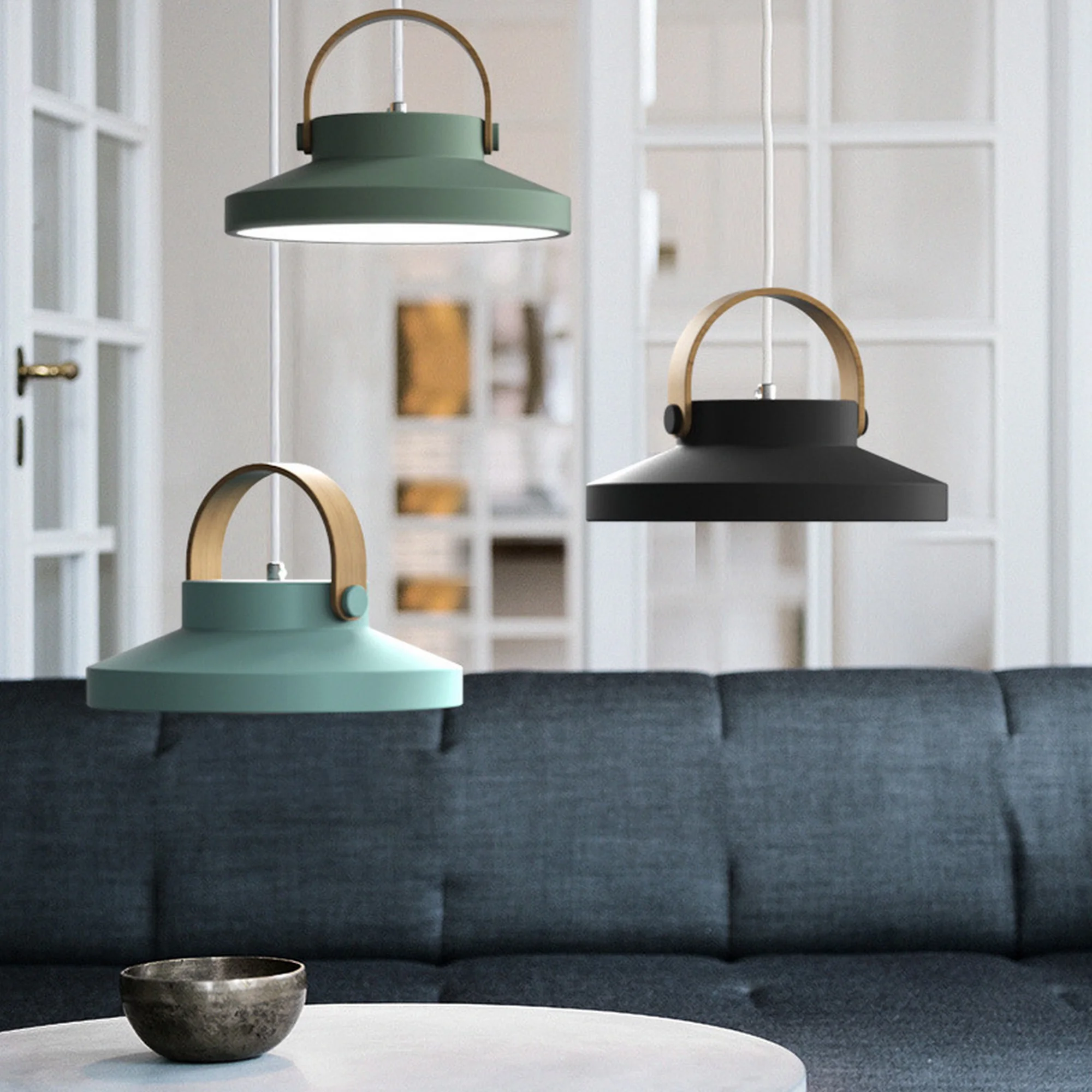 Round Shape Colorful LED Pendant Light - Image 3