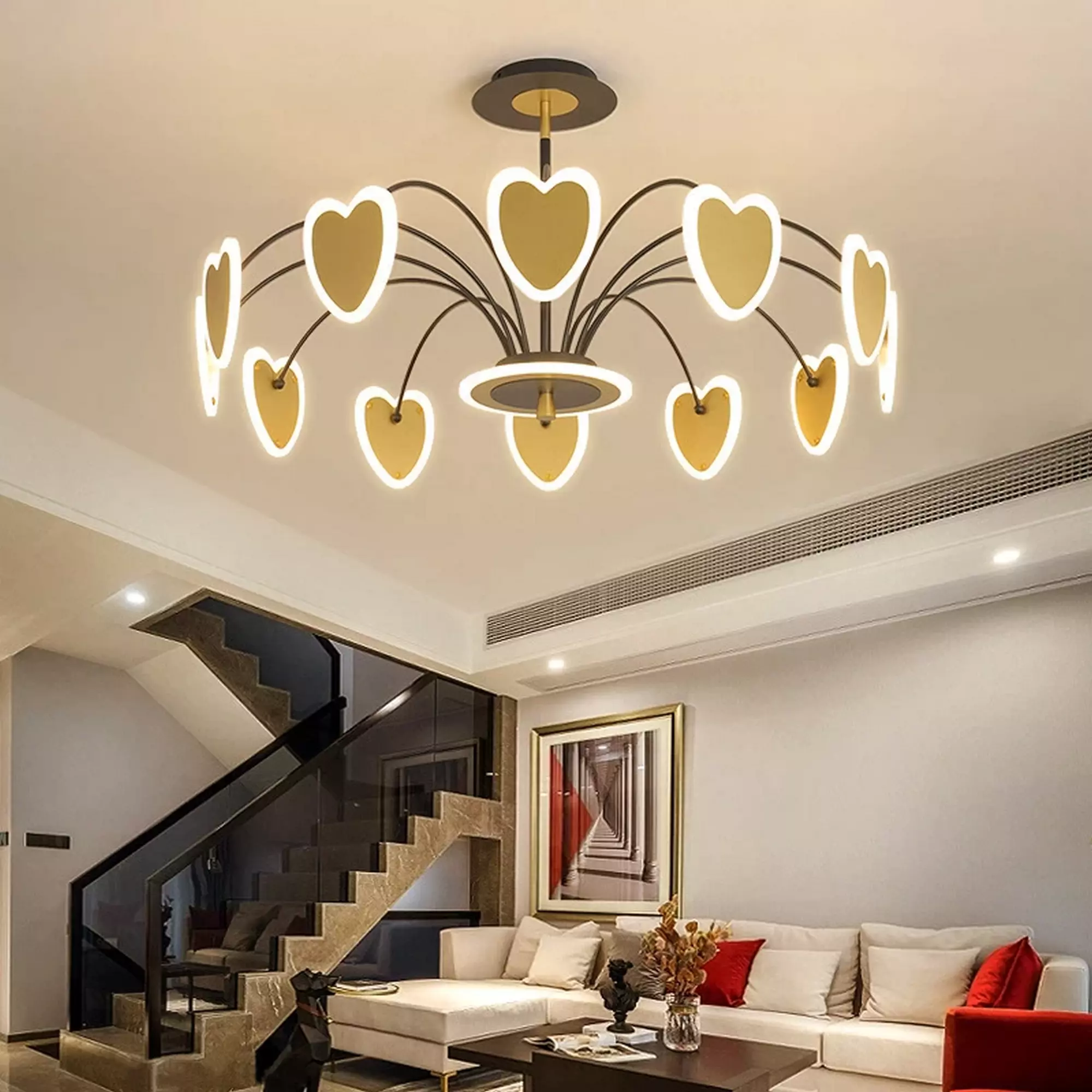 Nordic Design Heart Design Chandelier - Image 2