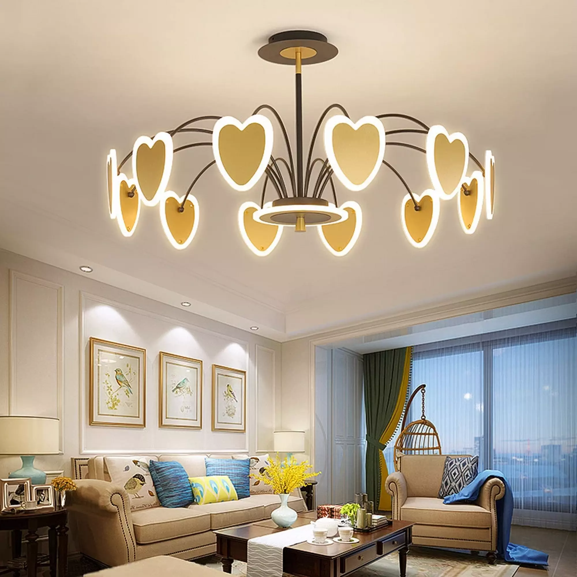 Nordic Design Heart Design Chandelier - Image 4