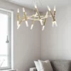 Modern Design Hanging Branch Chandelier - Thumbnail Image 6