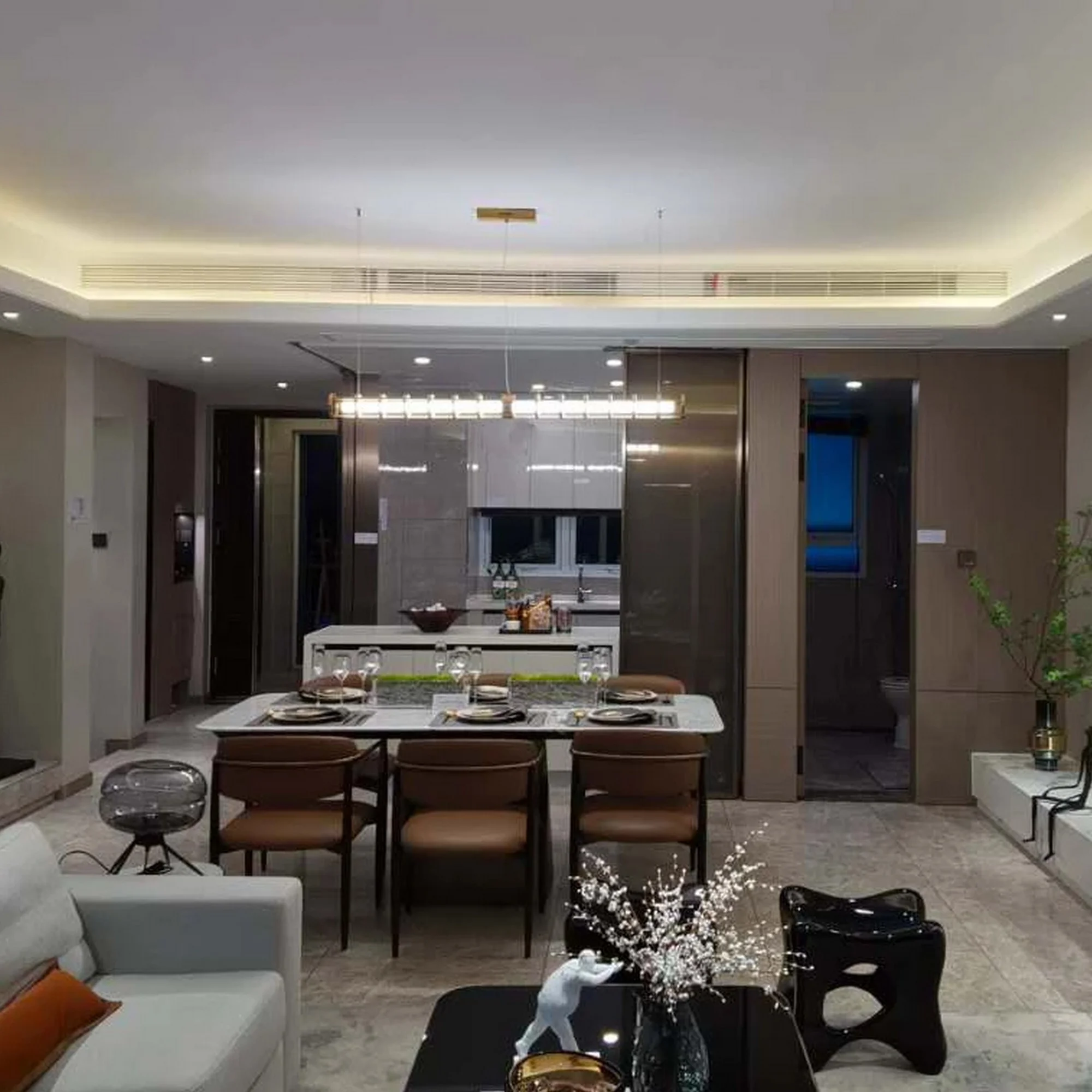 Industrial LED Long Tube Design Linear Fixture - Image 3