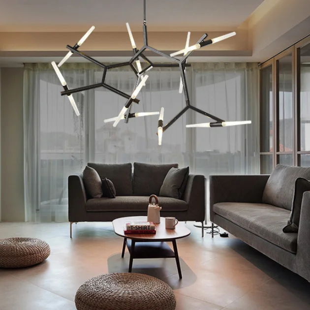 Industrial Sputnik Design Chandelier - Image 6