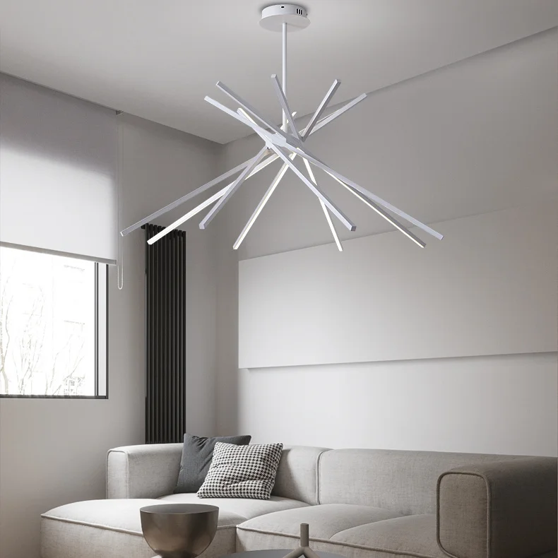 Stripe Design LED Chandelier - Image 7