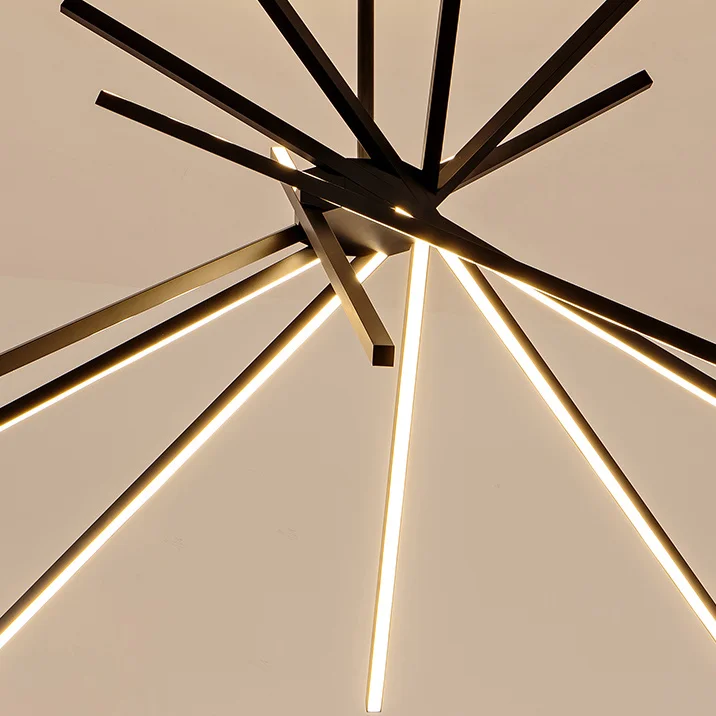 Stripe Design LED Chandelier - Image 8