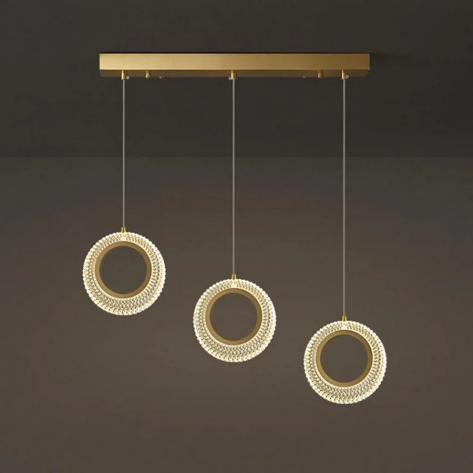 Gold Ring Design Hanging Light - Image 3