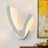 White Black LED Wall Lamp - Thumbnail Image 2