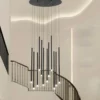 Minimalist Design Staircase Chandelier - Thumbnail Image 8