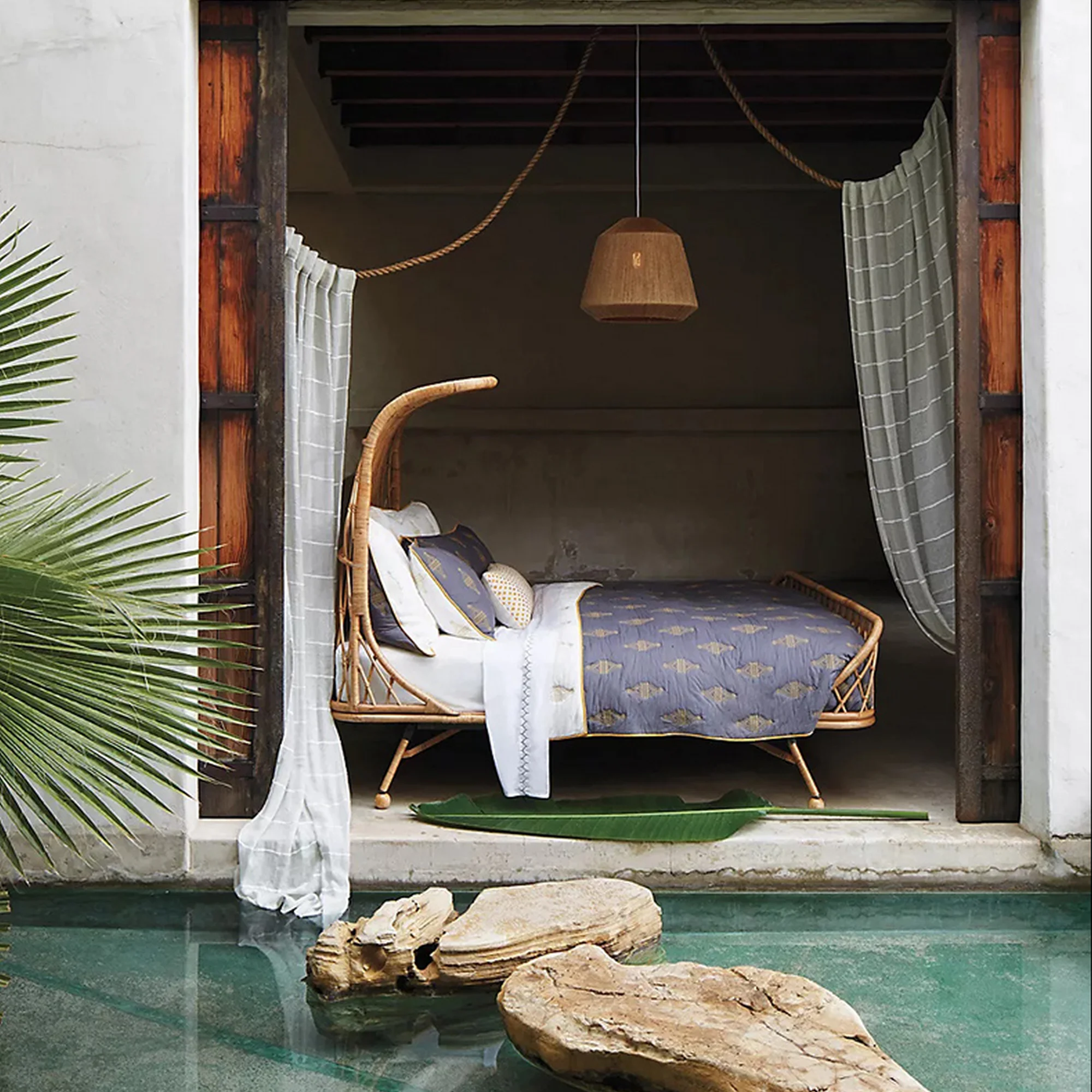 Retro Design Hemp Rope Pendant Light - Image 9