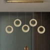 Gold Ring Design Hanging Light - Thumbnail Image 2