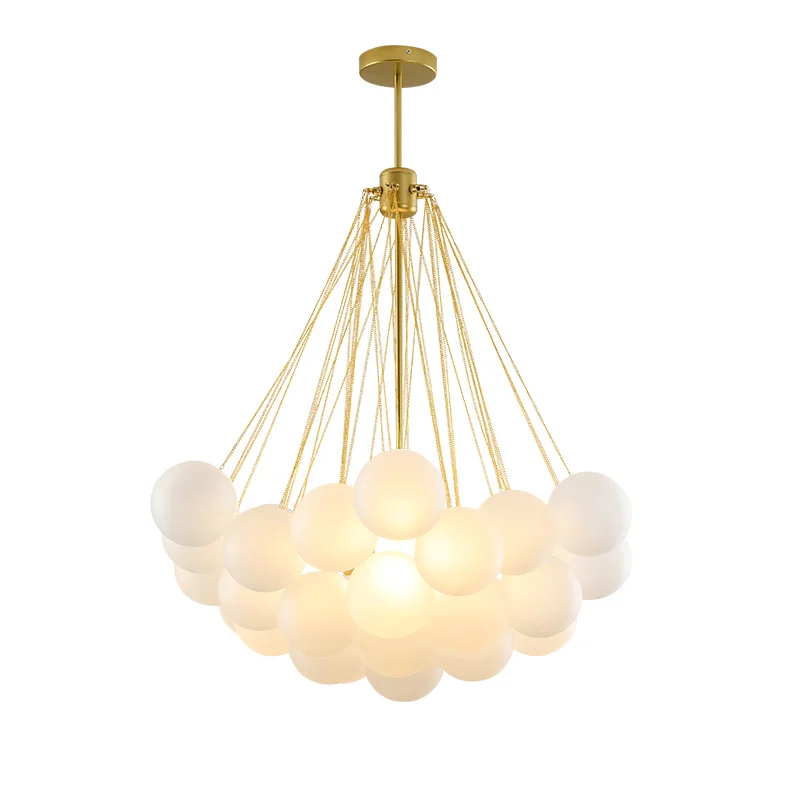 Frosted Glass Balloons Chandelier - Image 15