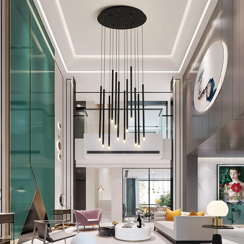 Minimalist Design Staircase Chandelier - Image 2
