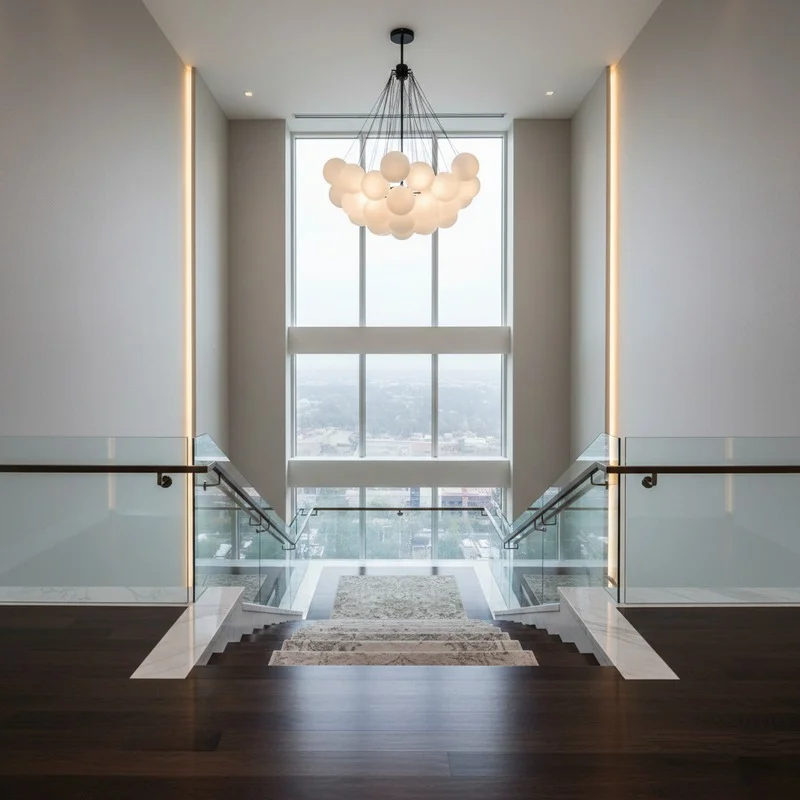 Frosted Glass Balloons Chandelier - Image 10