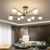 Modern Style Acrylic Arm Chandelier - Thumbnail Image 2