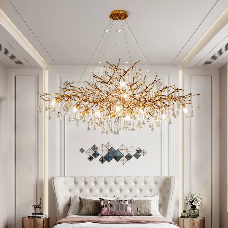 Luxury Crystal Tree Branch Chandelier - Image 3