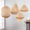 Retro Design Hemp Rope Pendant Light - Thumbnail Image 4