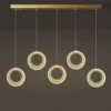Gold Ring Design Hanging Light - Thumbnail Image 5