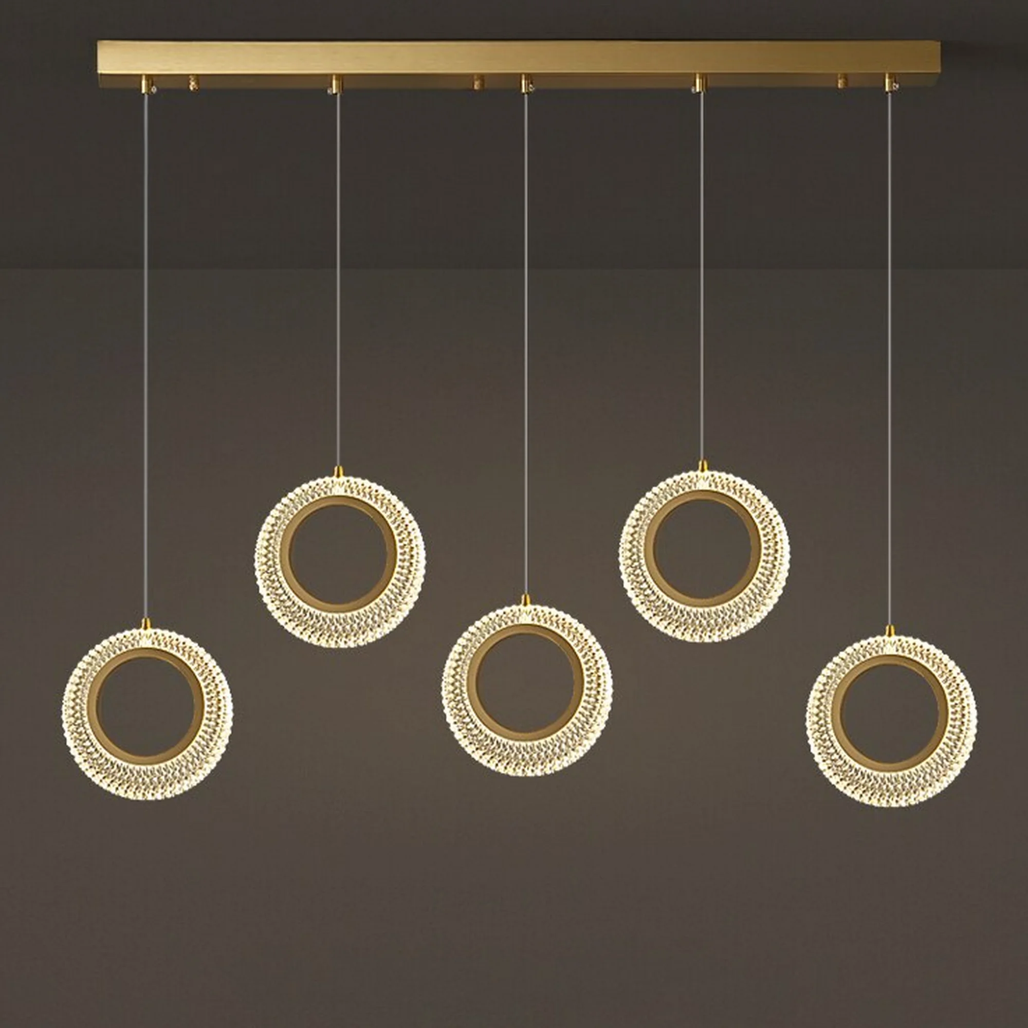 Gold Ring Design Hanging Light - Image 5