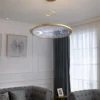 Luxury Acrylic Ring LED Chandelier - Thumbnail Image 4