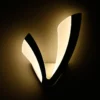 White Black LED Wall Lamp - Thumbnail Image 5