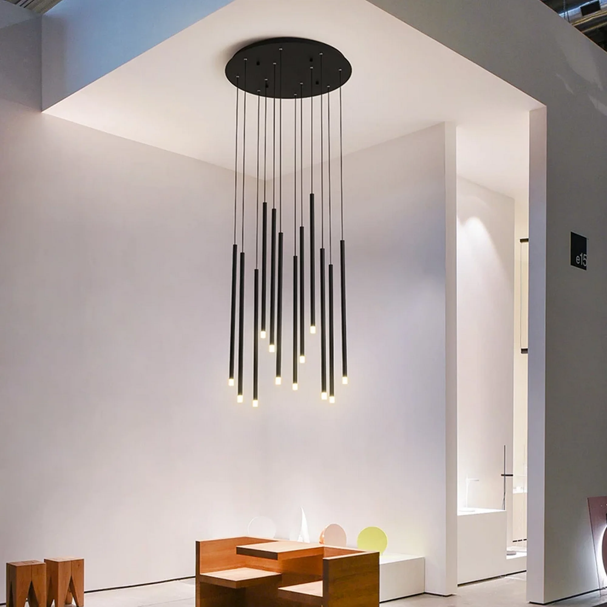 Minimalist Design Staircase Chandelier - Image 4