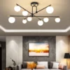 Modern Style Acrylic Arm Chandelier - Thumbnail Image 4