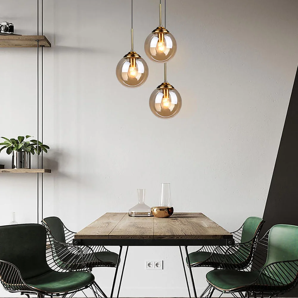 Glass Ball Design Pendant Light - Image 5