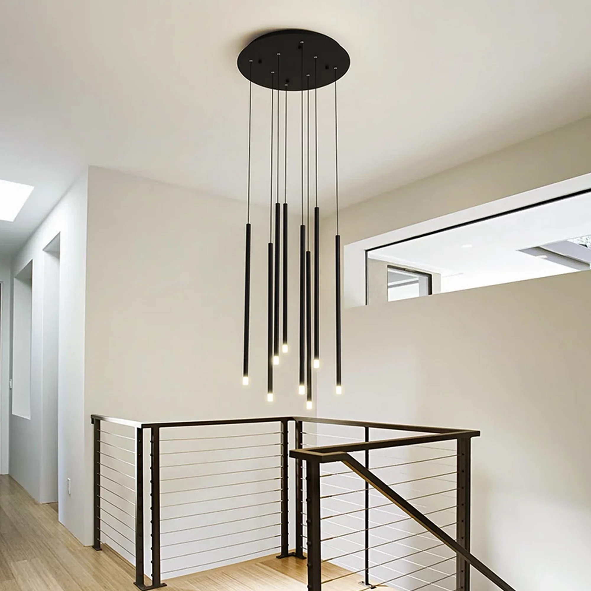 Minimalist Design Staircase Chandelier - Image 5