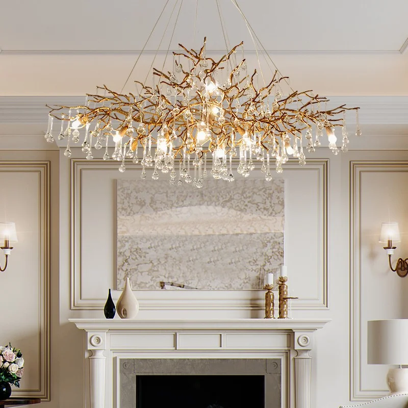 Luxury Crystal Tree Branch Chandelier - Image 5