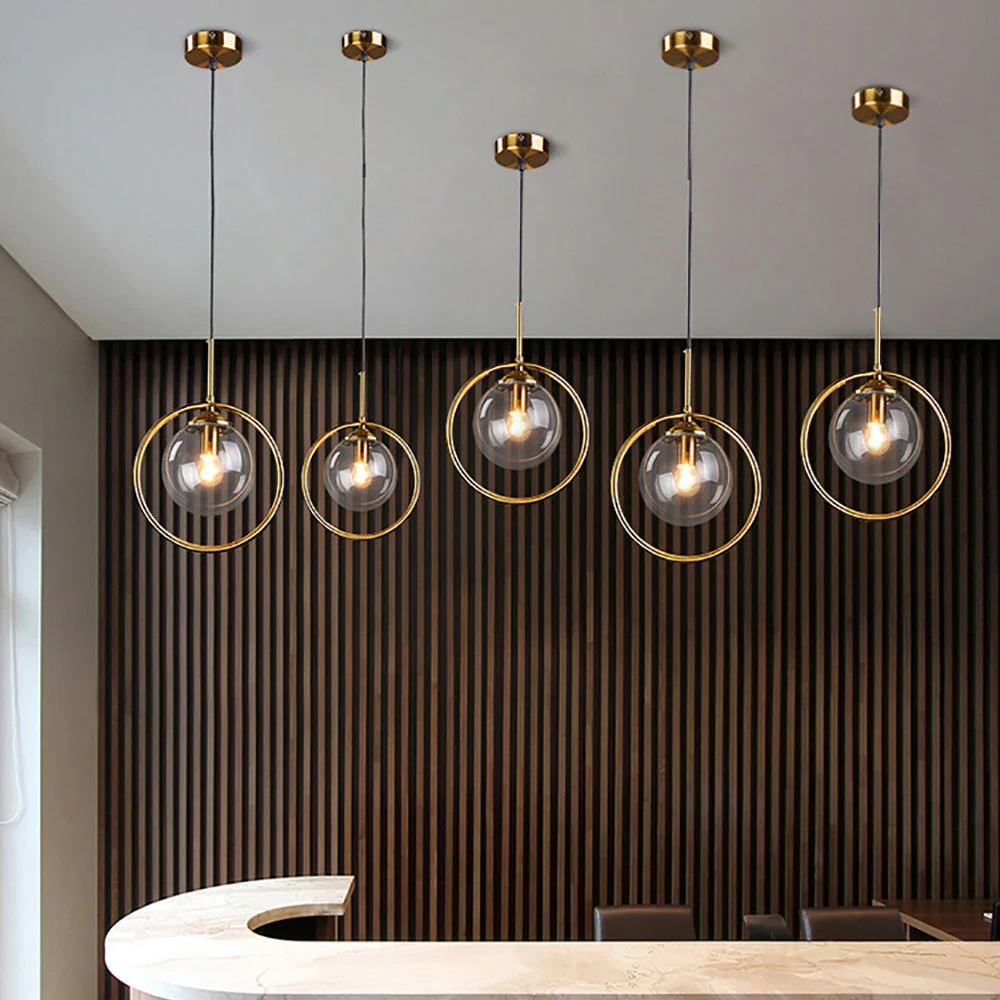 Glass Ball Design Pendant Light - Image 7