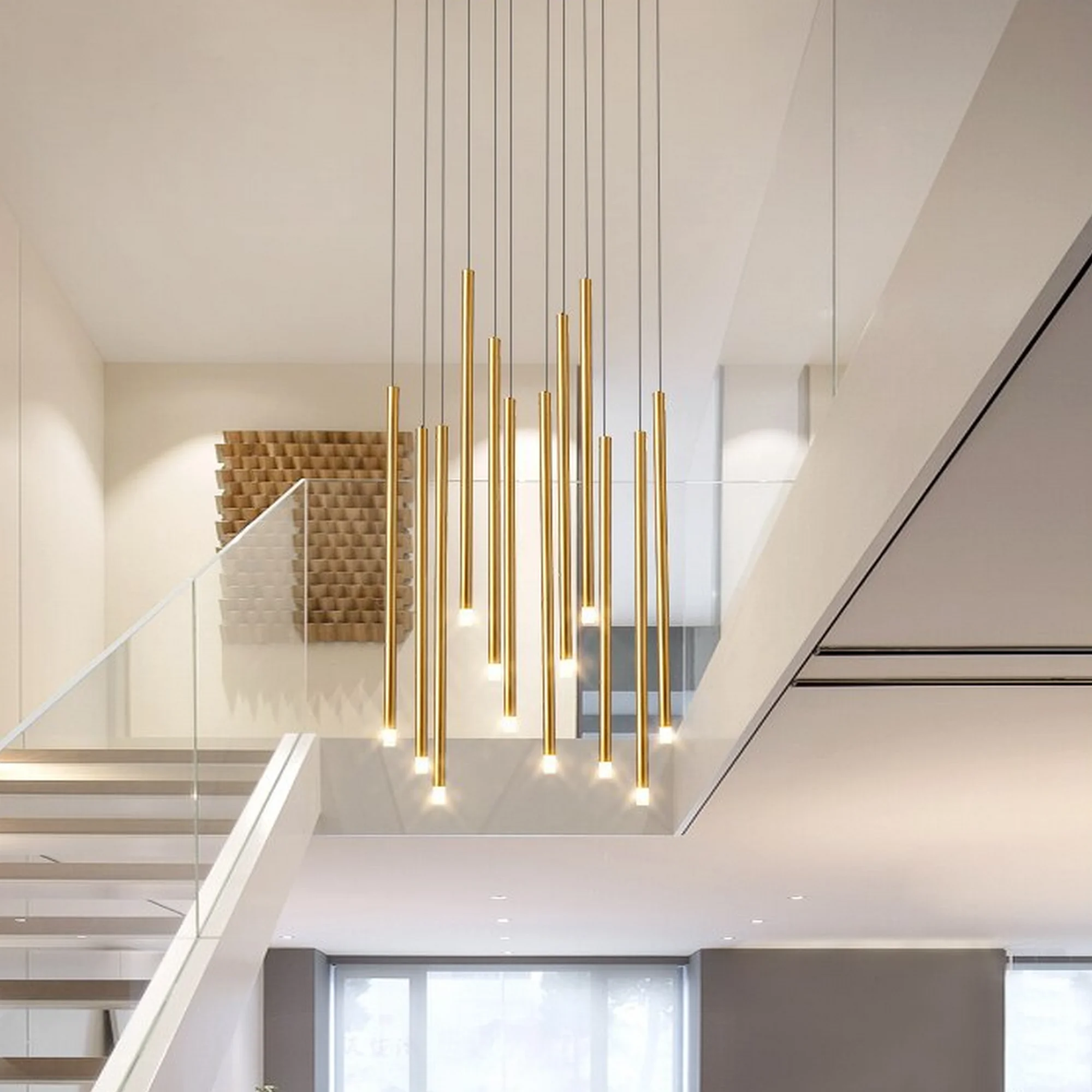 Minimalist Design Staircase Chandelier - Image 10