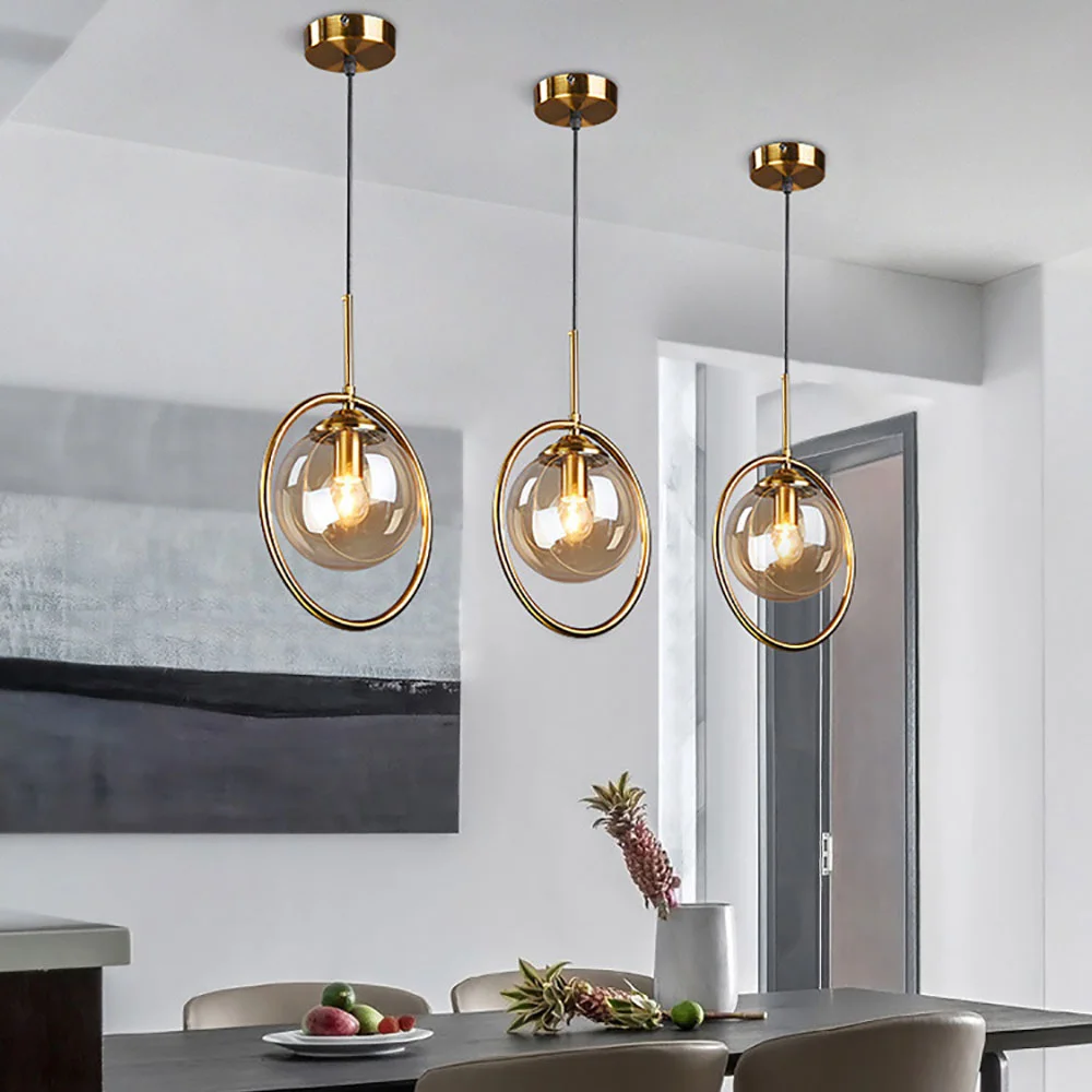 Glass Ball Design Pendant Light - Image 11
