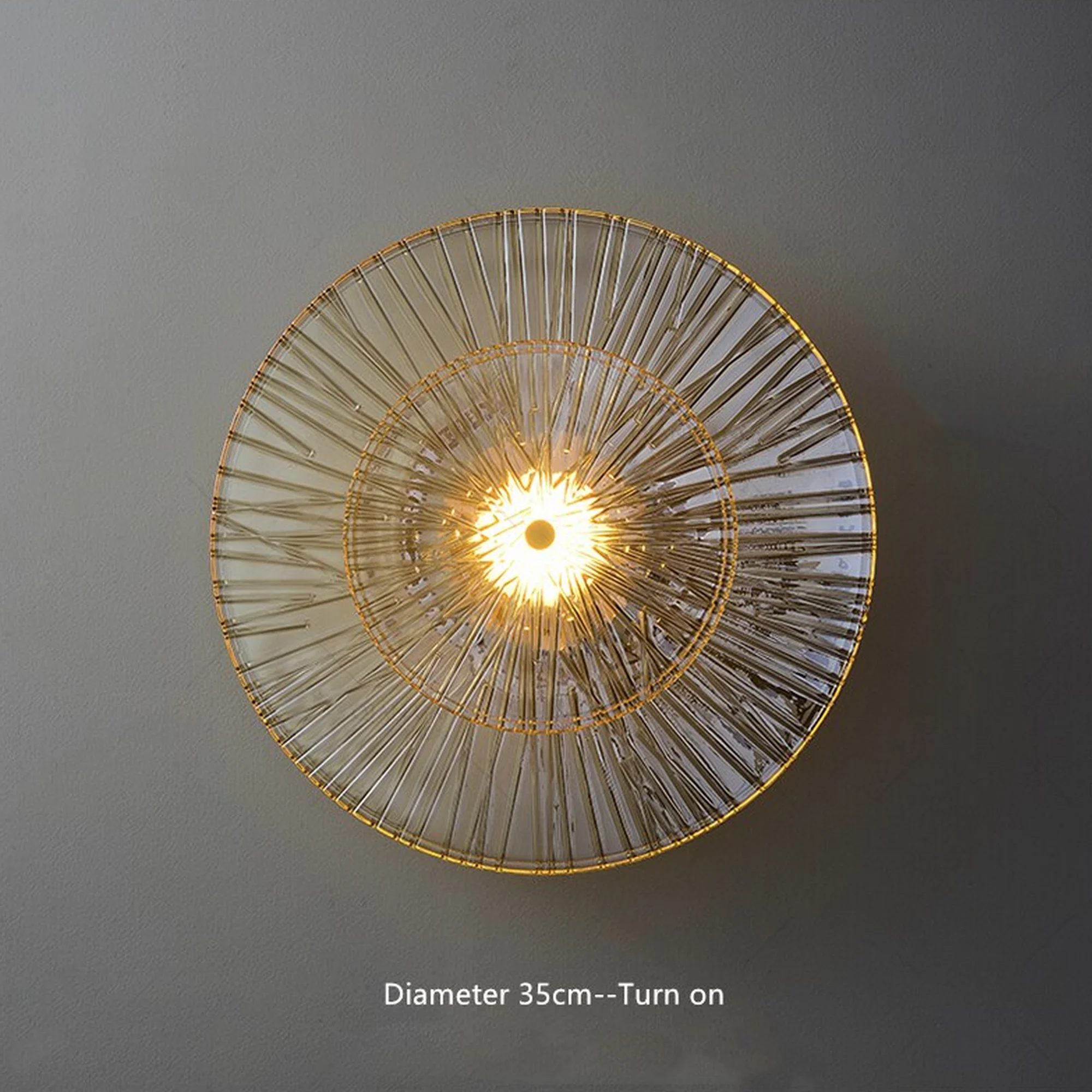 Simple Glass Art LED Wall Lamp - Image 6