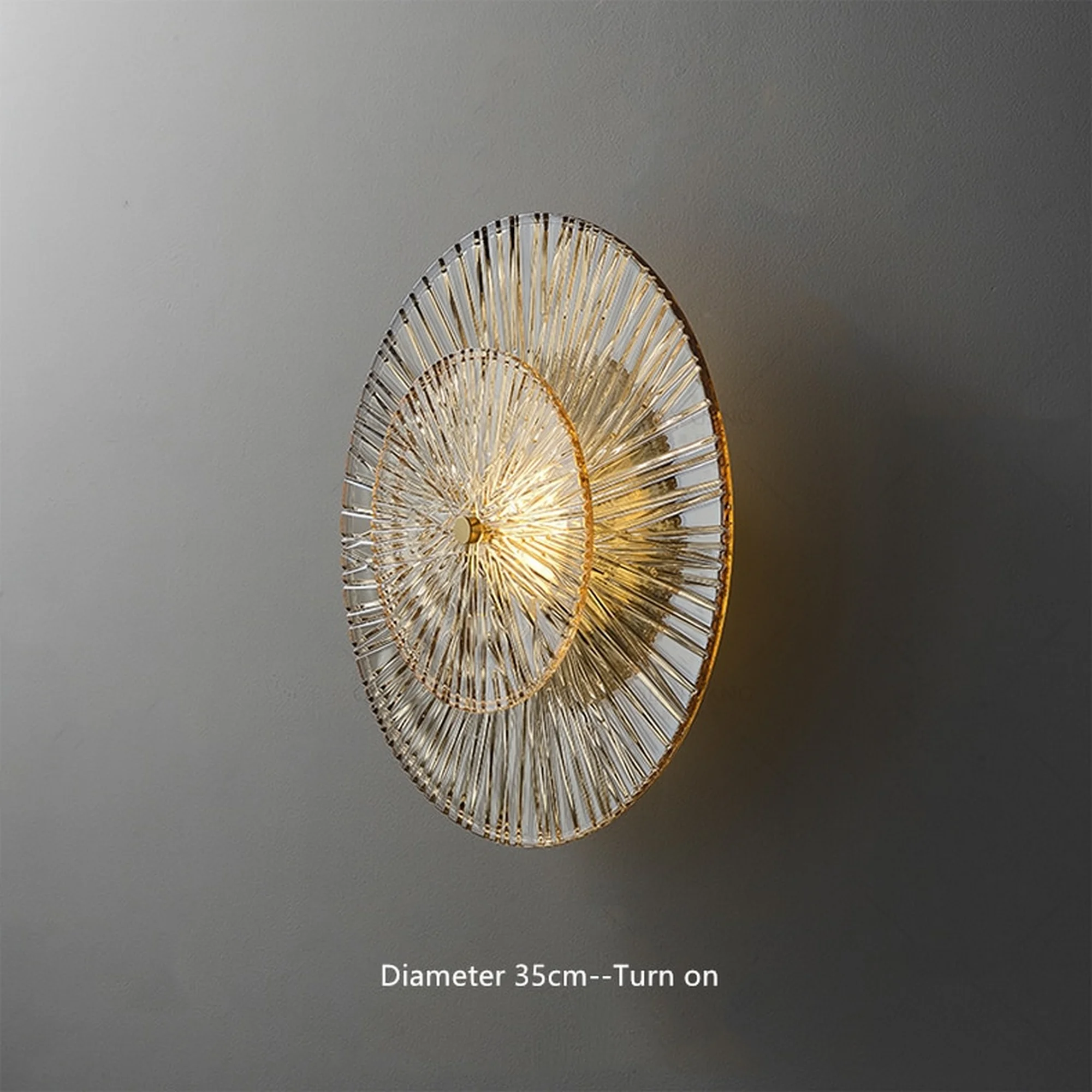 Simple Glass Art LED Wall Lamp - Image 11