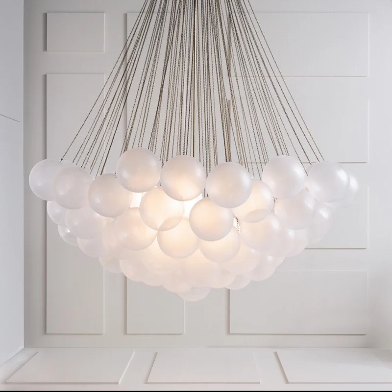 Frosted Glass Balloons Chandelier - Image 22