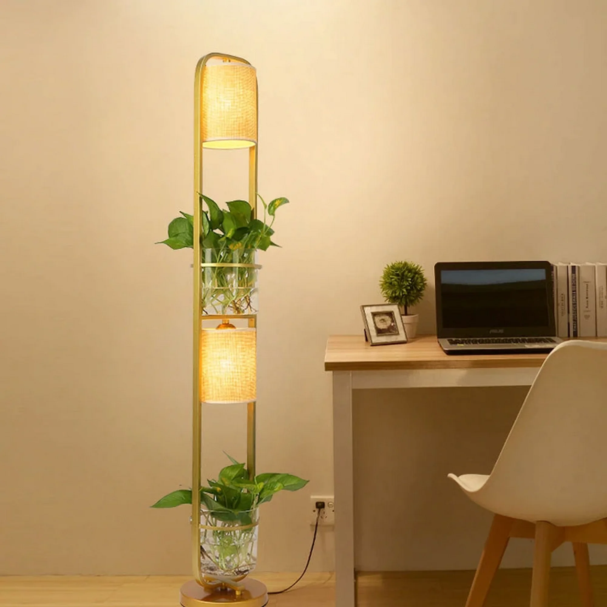 Bulbeats 48IN Industrial Table & Floor Lamp - Image 3
