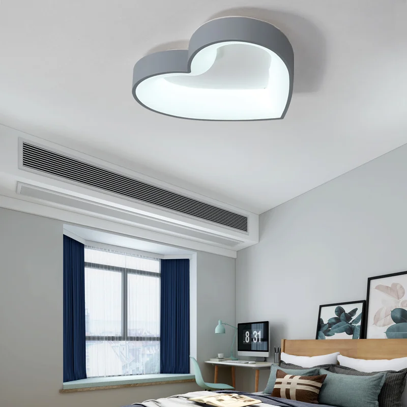 Gray Heart Shape LED Ceiling Light - Image 2