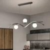 Glass Ball LED Combine Chandelier - Thumbnail Image 2