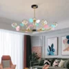 Colorful Gypsophila Bubble Glass Chandelier - Thumbnail Image 2