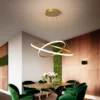 Modern Style Ring Design LED Chandelier - Thumbnail Image 2