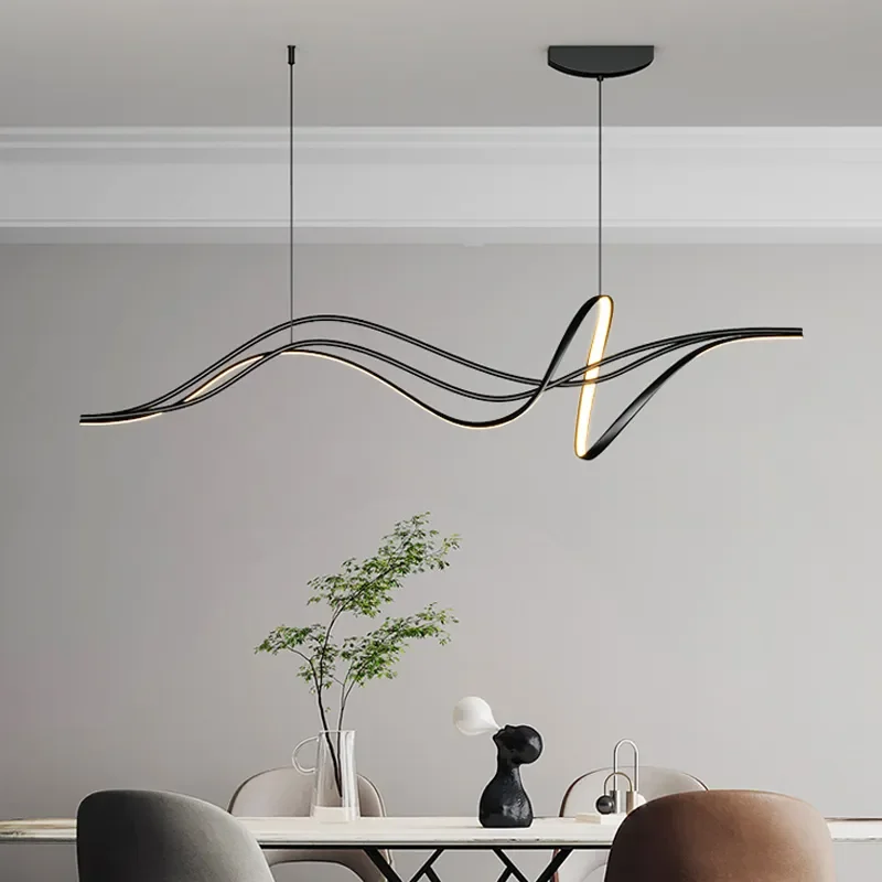 Dining LED Spiral Chandelier - Image 2