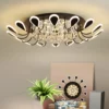 Modern Crystal Design LED Ceiling Light - Thumbnail Image 2