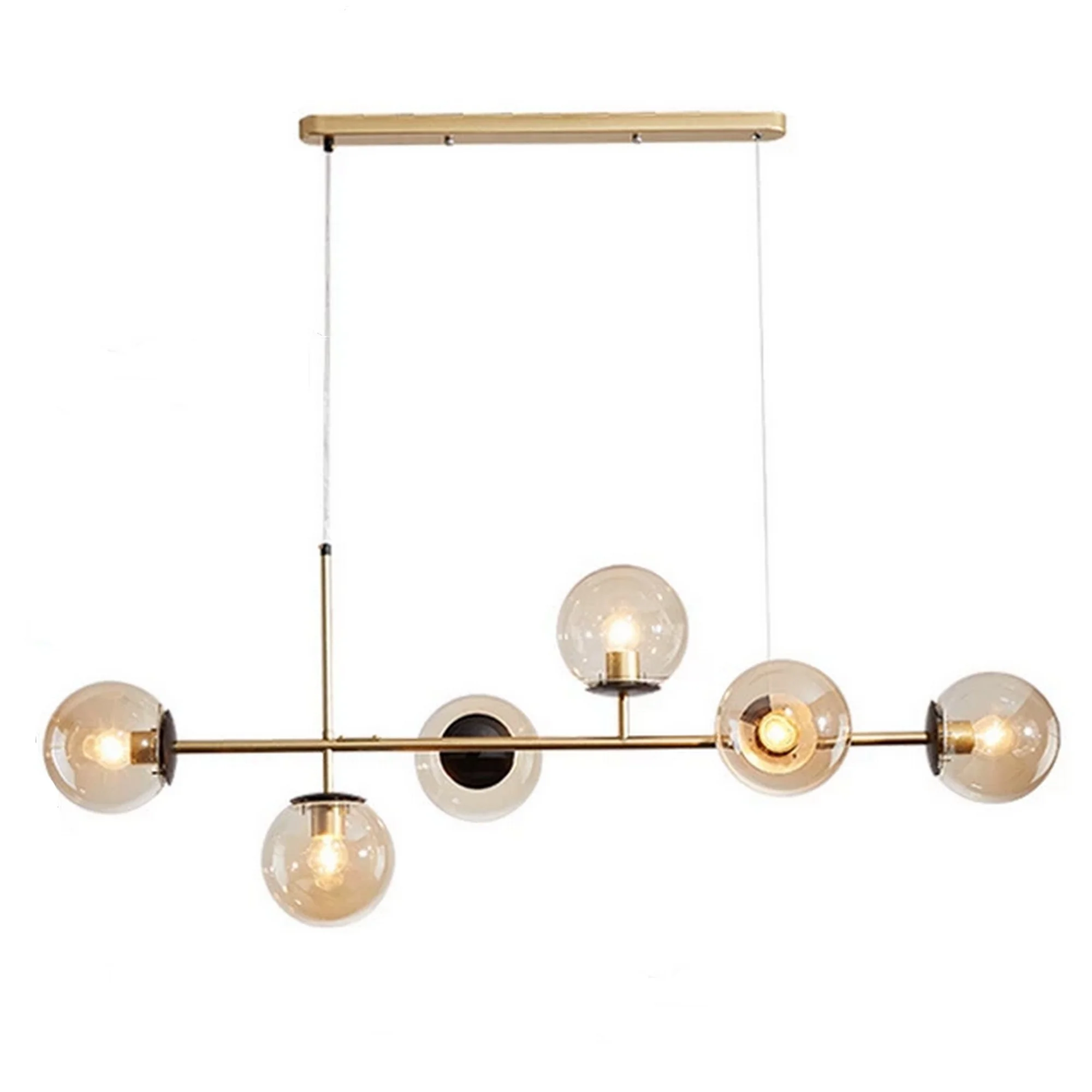 Scandinavian Design Glass Ball Chandelier - Image 8