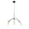 Nordic Style Black Gold Arm Chandelier - Thumbnail Image 7