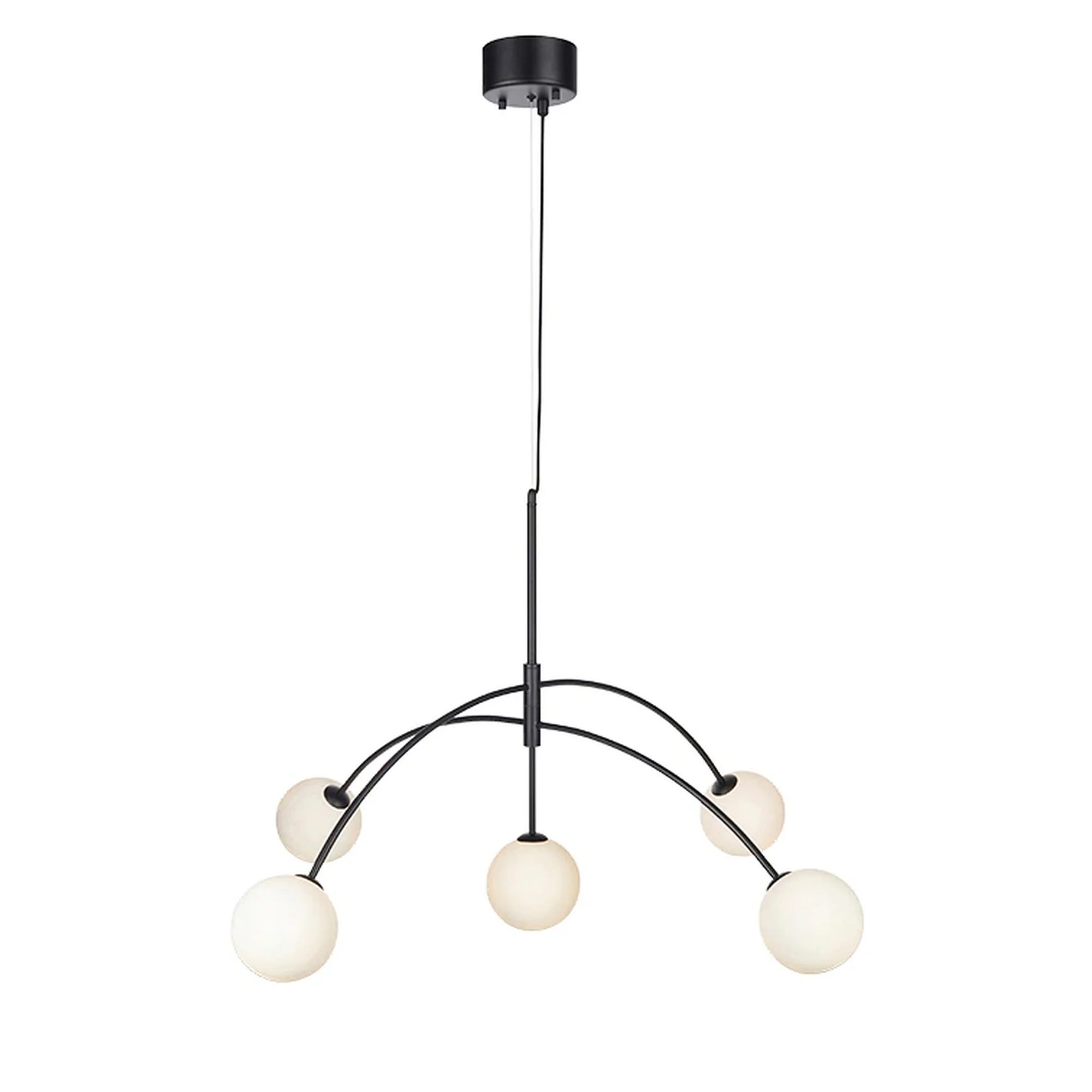 Nordic Style Black Gold Arm Chandelier - Image 7