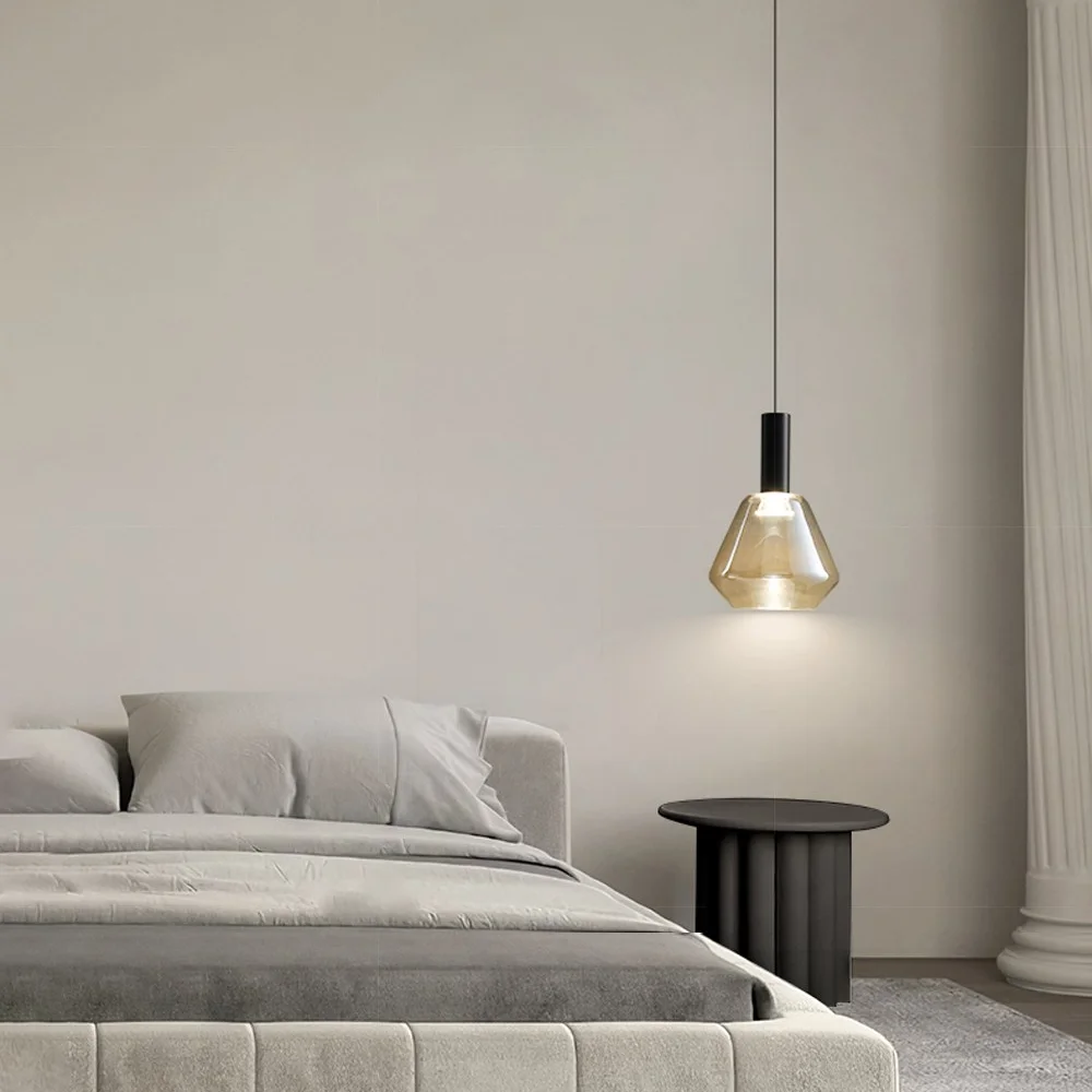 Modern Design Glass LED Pendant Light - Image 2