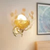 Bird's Nest Glass Egg Design Wall Lamp - Thumbnail Image 4